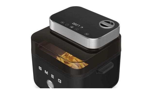 SMEG AFC01BLMAU – Фритюрник с горещ въздух Collezione, 7.3 л, Crispy & Juicy+Crispy